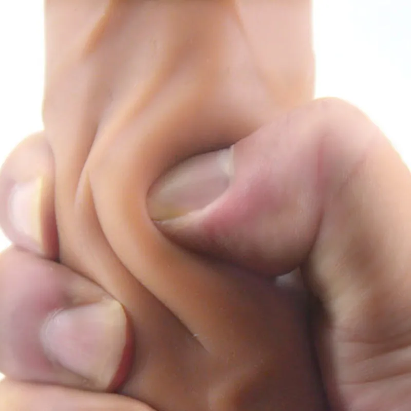 Adult game toy majors Double layer silicone dildo high elasticity design for women add orgasm to orgasm sex toys store