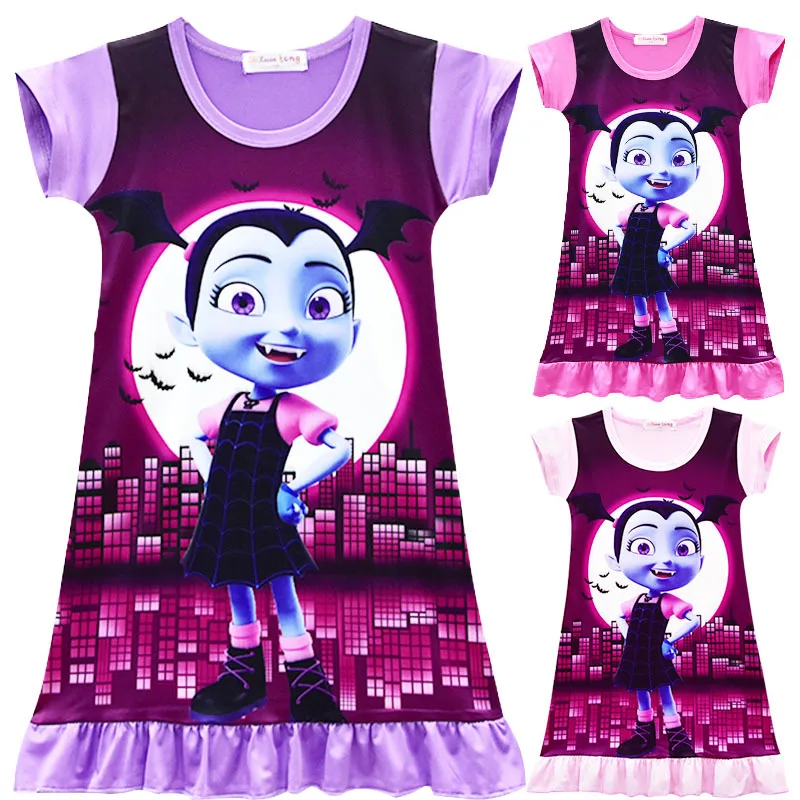 2018 2-10 Years Junior Vampirina Baby Gilr's Summer Dress Sleepwear Sleeveless Princess Dress Mask Bag Bow Kids Gift
2018 2-10 Years Junior Vampirina Baby Gilr's Summer Dress Sleepwear Sleeveless Princess Dress Mask Bag Bow Kids Gift