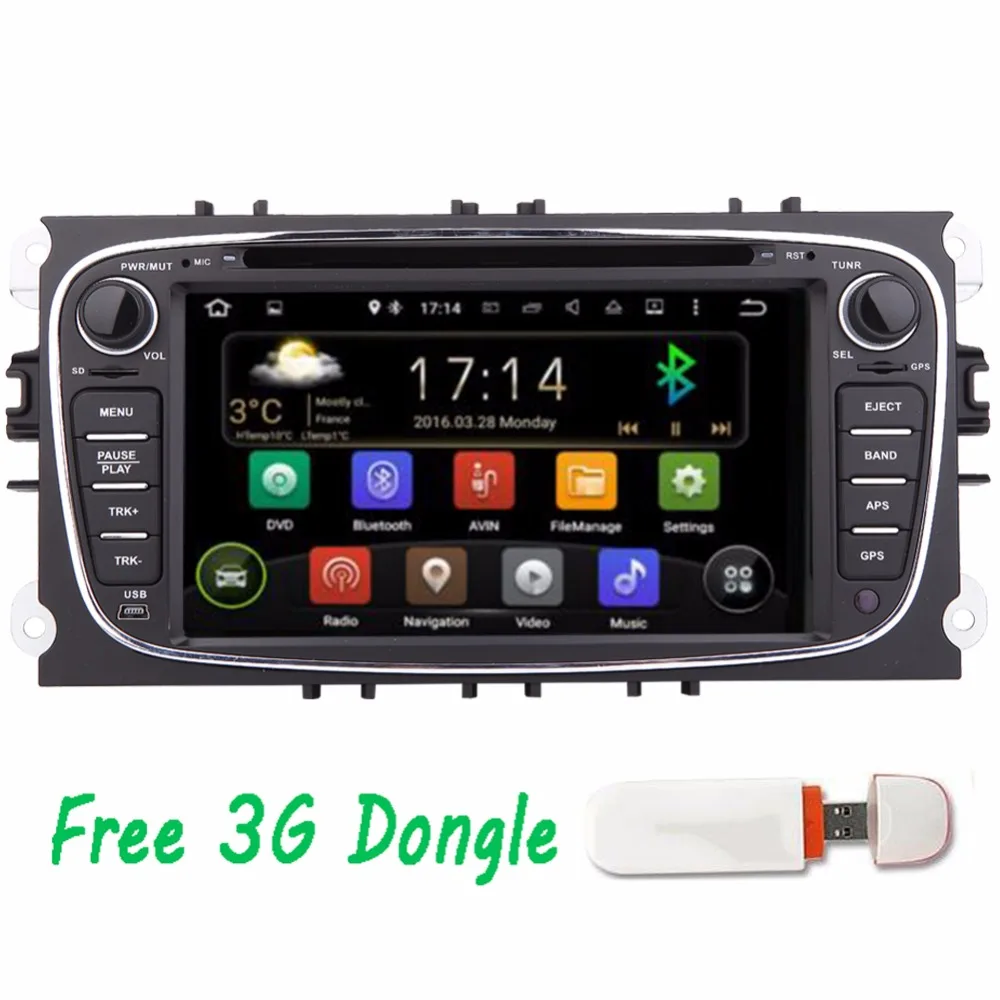 3G 7 ''android-автомобильный DVD GPS для Ford Focus Ford Mondeo 2012 2013 2014 2015 двухъядерный Радио USB SD Wi-Fi 3G Руль управления
3G 7 ''android-автомобильный DVD GPS для Ford Focus Ford Mondeo 2012 2013 2014 2015 двухъядерный Радио USB SD Wi-Fi 3G Руль управления