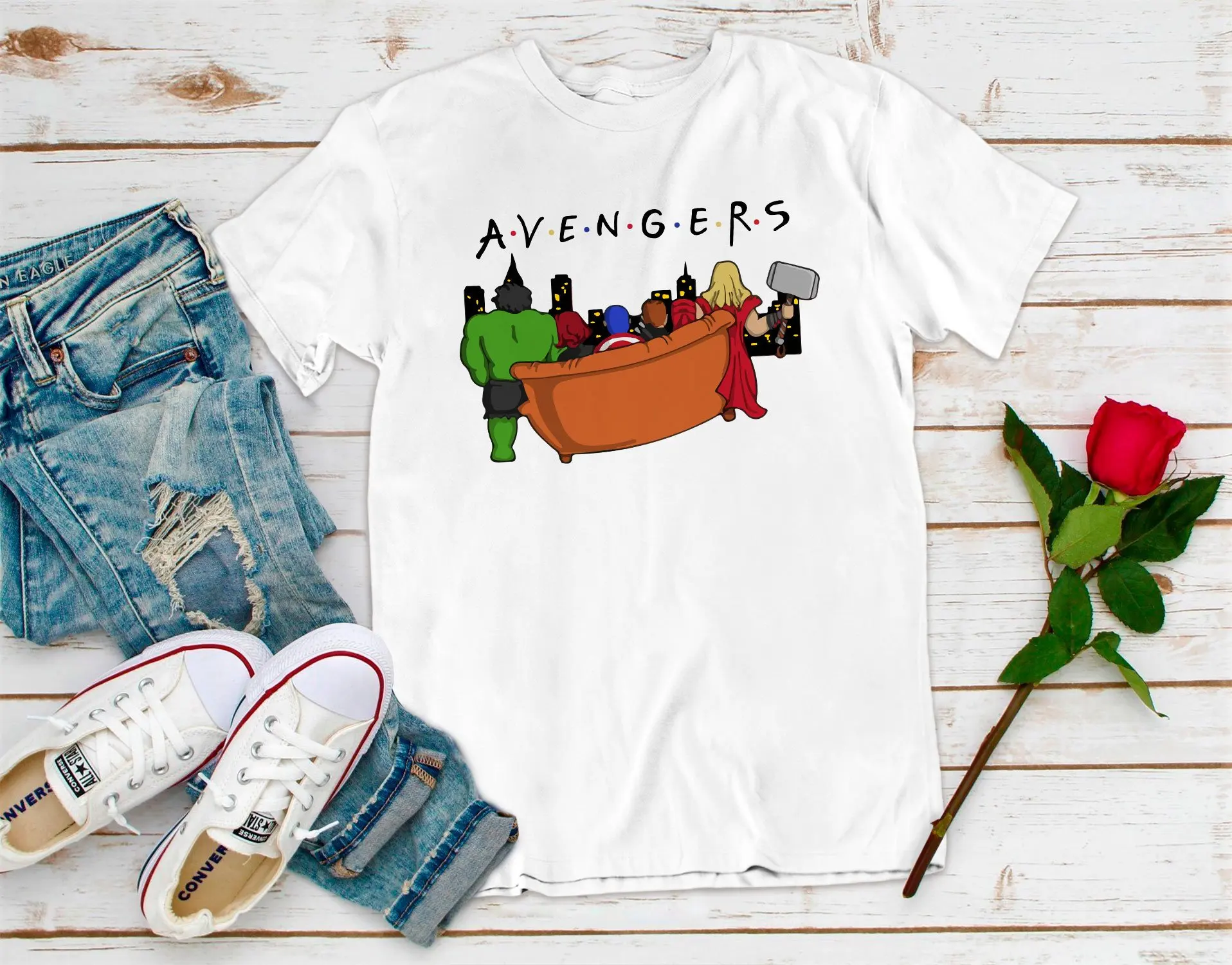 Avengers Friends Shirt Hulk Captain America Black Widow Iron Man Unisex Tee End Game Graphic tops 2019
Avengers Friends Shirt Hulk Captain America Black Widow Iron Man Unisex Tee End Game Graphic tops 2019