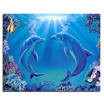DIY Diamond Embroidery Dolphin kiss 40x50 5D Diamond Painting Cross Stitch Mosaic Pattern Full Square Rhinestone Home Decor
DIY Diamond Embroidery Dolphin kiss 40x50 5D Diamond Painting Cross Stitch Mosaic Pattern Full Square Rhinestone Home Decor
