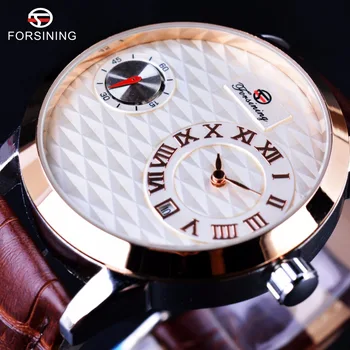 Forsining Second Dial Display Rolse Golden Case Brown Genuine Leather Strap Men Watches Top Brand Luxury Automatic Fashion Watch
Forsining Second Dial Display Rolse Golden Case Brown Genuine Leather Strap Men Watches Top Brand Luxury Automatic Fashion Watch