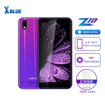 

New Original LEAGOO Z10 Mobile Phone 5.0" 18:9 Display MT6580M Quad Core 1GB RAM 8GB ROM Dual Sim 2000mAh 5MP+5MP 3G Smartphone