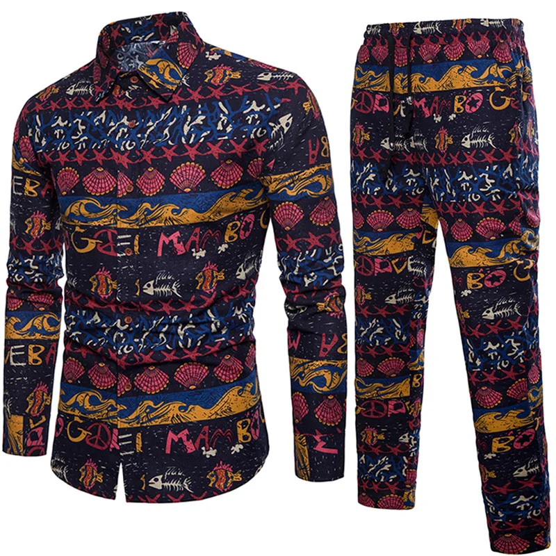2019 fdwerynh gothic shirts men shirt pant sets elegant party sexy shirts suit mens streetwear fashion sets 2018 beach clothing from xx2015 43 27 pant shirts