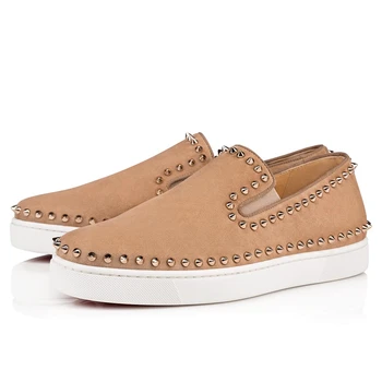 Scarpe Uomo Faux Suede Daily Casual Shoes Men Silver Stone Studded Thick Rubber Sole Platform Flats Slip On Male Rivet Loafers
Scarpe Uomo Faux Suede Daily Casual Shoes Men Silver Stone Studded Thick Rubber Sole Platform Flats Slip On Male Rivet Loafers