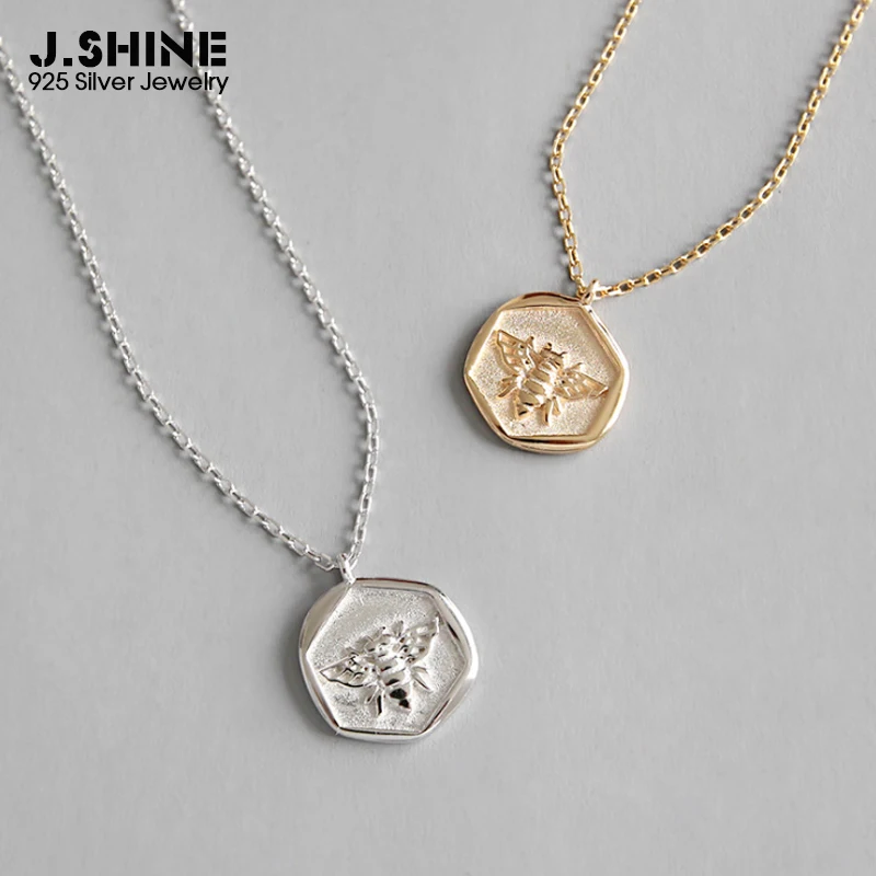 JShine Hexagon S925 Sterling Silver Clavicle Chain Rose Gold Color Delicate Bee Insect Necklace Pendants for Women Fine Jewelry
JShine Hexagon S925 Sterling Silver Clavicle Chain Rose Gold Color Delicate Bee Insect Necklace Pendants for Women Fine Jewelry