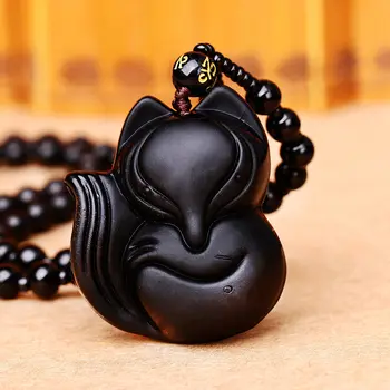 3A Obsidian Fox Buddha Pendant Male Women Necklace Animal Buddha Bead Curtain Overturned Scrub Carving Black Crystal Lucky Reiki
3A Obsidian Fox Buddha Pendant Male Women Necklace Animal Buddha Bead Curtain Overturned Scrub Carving Black Crystal Lucky Reiki