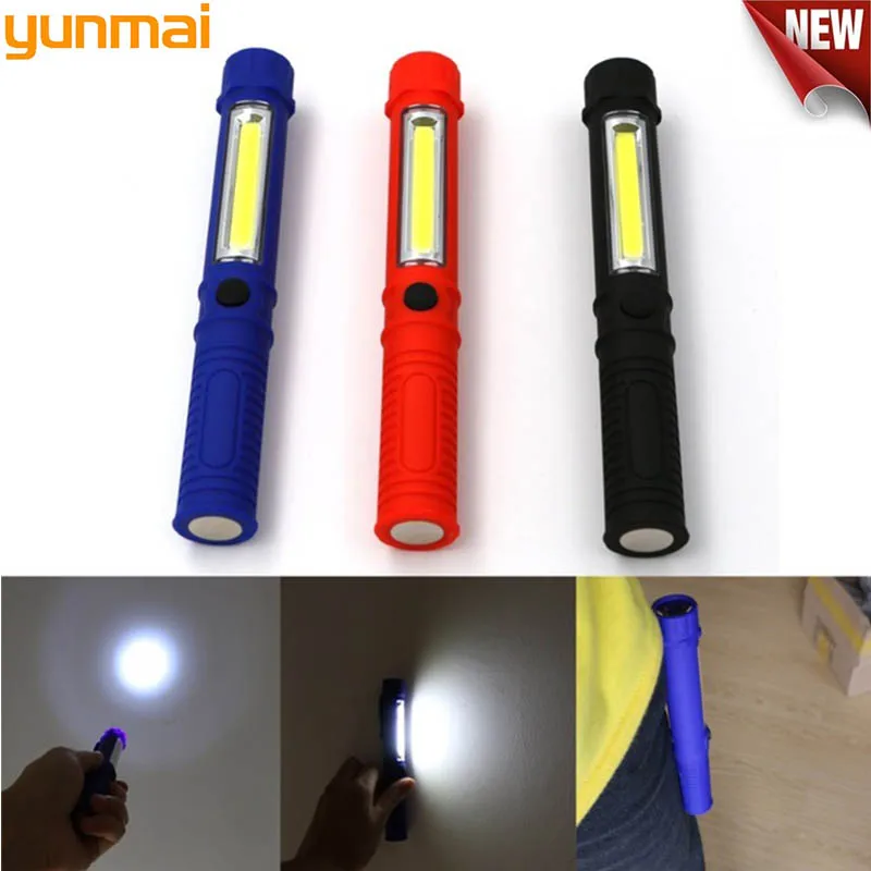 New Portable Mini Pen Light Working Inspection light COB LED Multifunction Maintenance flashlight Hand Torch lamp With Magnet
New Portable Mini Pen Light Working Inspection light COB LED Multifunction Maintenance flashlight Hand Torch lamp With Magnet