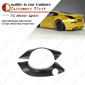 Car Accessories FRP Fiber Glass +80mm Rear Fender Fit For 2002-2008 350Z Z33 RB V2 Style Rear Fender Flare Cover
Car Accessories FRP Fiber Glass +80mm Rear Fender Fit For 2002-2008 350Z Z33 RB V2 Style Rear Fender Flare Cover