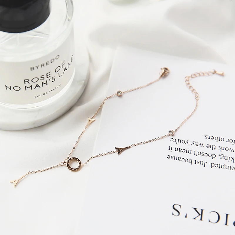 Roman round tower tassel anklet simple fashion titanium steel jewelry foot bracelets for women anklet bracelet love gift
Roman round tower tassel anklet simple fashion titanium steel jewelry foot bracelets for women anklet bracelet love gift