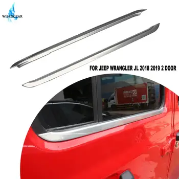 WISENGEAR Car Side Door Window Garnish Sill Trim Cover Chrome Stainless Steel Exterior Strip Belt For Jeep Wrangler JL 2 Door
WISENGEAR Car Side Door Window Garnish Sill Trim Cover Chrome Stainless Steel Exterior Strip Belt For Jeep Wrangler JL 2 Door