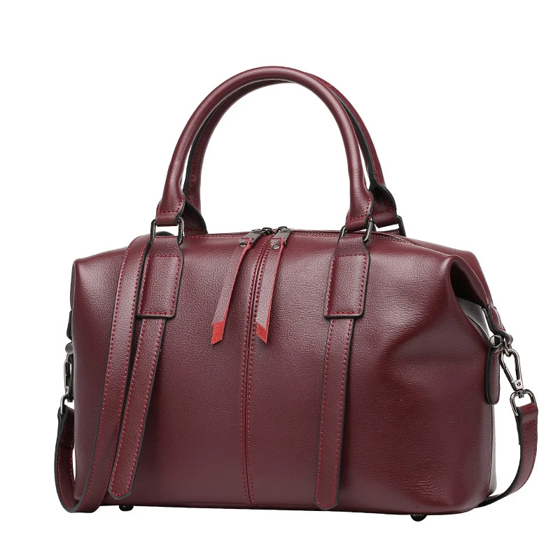 Brand Natural Genuine Leather Handbags for Women Designer Boston Top-Handle Tote Bag Female High Quality Shoulder Bags Bolsas
Brand Natural Genuine Leather Handbags for Women Designer Boston Top-Handle Tote Bag Female High Quality Shoulder Bags Bolsas