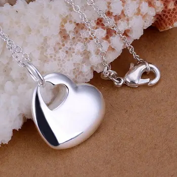 P148_2 Hot Selling Silver Color Pendants Wholesale Factory Price Silver 925 Jewelry Fashion Pendant Heart Center Necklaces
P148_2 Hot Selling Silver Color Pendants Wholesale Factory Price Silver 925 Jewelry Fashion Pendant Heart Center Necklaces