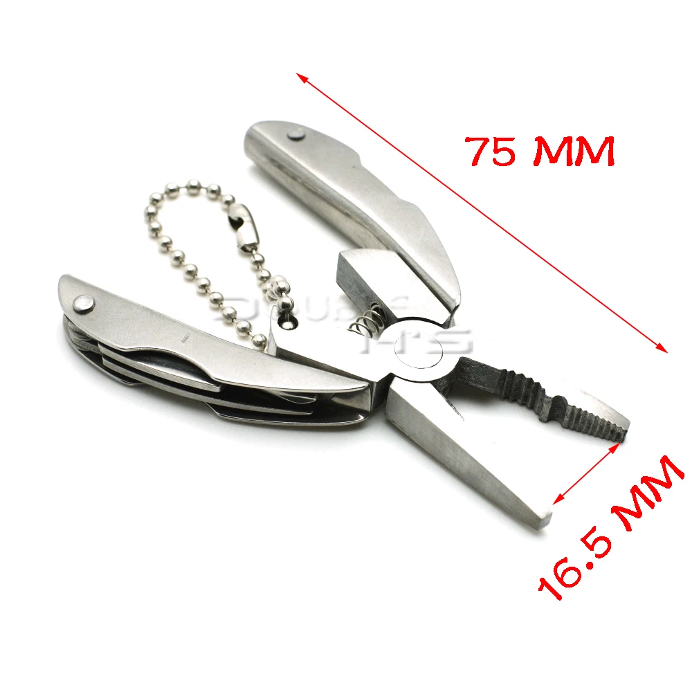 Stainless Steel Outdoor Portable Multitool Pliers Knife Keychain Screwdriver Multi Tools Mini Pliers Multi Tool
Stainless Steel Outdoor Portable Multitool Pliers Knife Keychain Screwdriver Multi Tools Mini Pliers Multi Tool