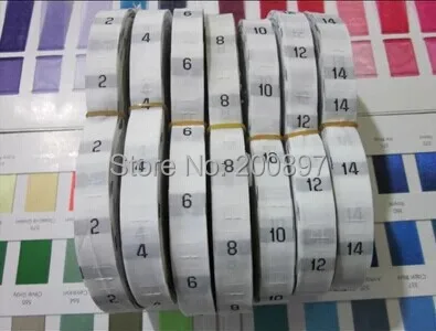 0 to 200 number woven size labels stock 500pcs size lot white label with black embroidered letters
0 to 200 number woven size labels stock 500pcs size lot white label with black embroidered letters