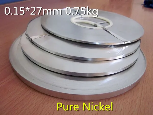 High quality! Pure nichel 99.96% Battery pure nickel strip cell connector battery pure nickel plate 0.15*27mm 0.75kg
High quality! Pure nichel 99.96% Battery pure nickel strip cell connector battery pure nickel plate 0.15*27mm 0.75kg