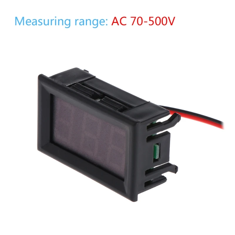OOTDTY AC 70-500V Digital Voltmeter 0.56 inch Red LED 2 Wire Volt Voltage Test Meter
OOTDTY AC 70-500V Digital Voltmeter 0.56 inch Red LED 2 Wire Volt Voltage Test Meter