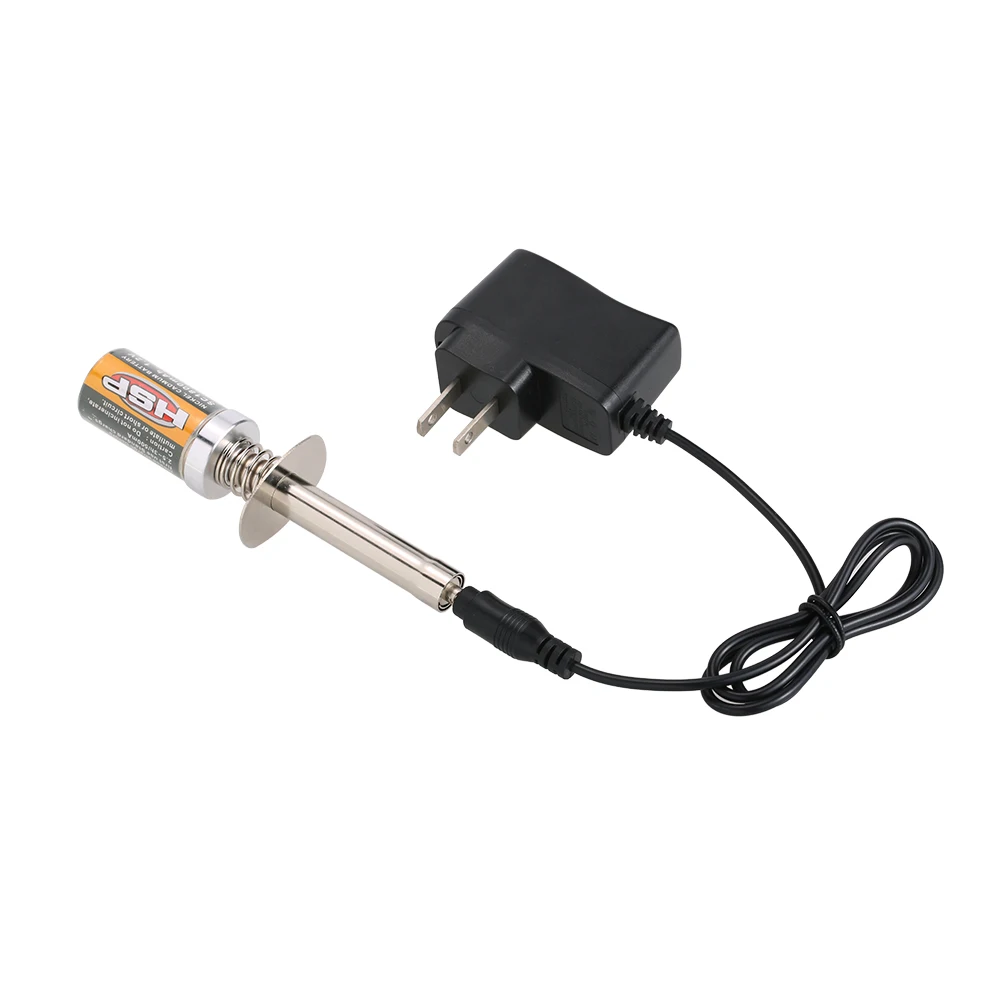 Nitro Starter Kit Glow Plug Igniter with Battery Charger for HSP RedCat Nitro Powered 18 110 RC Car (11)