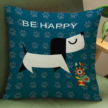 Creative cartoon 3 colors Printed dog Fashion Cushion pillowcase Cotton Linen Sofa Car Cushion pillows decorative
Creative cartoon 3 colors Printed dog Fashion Cushion pillowcase Cotton Linen Sofa Car Cushion pillows decorative