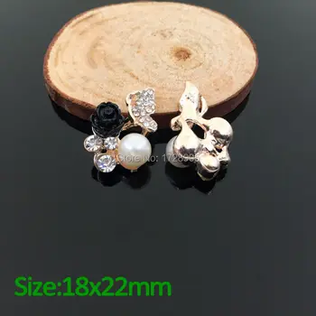 Nail Art Flower Flat Back Crystal Rose Flower Buttons with Pearl for Embellishment Hair Garment Accessories 10 pcs 18*22 mm
Nail Art Flower Flat Back Crystal Rose Flower Buttons with Pearl for Embellishment Hair Garment Accessories 10 pcs 18*22 mm