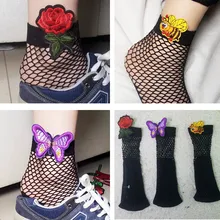 Вечерние ажурные сексуальные колготки женские черные сетчатые колготки облегающие чулки в сеточку Клубные вечерние Чулочные изделия TT096(China)