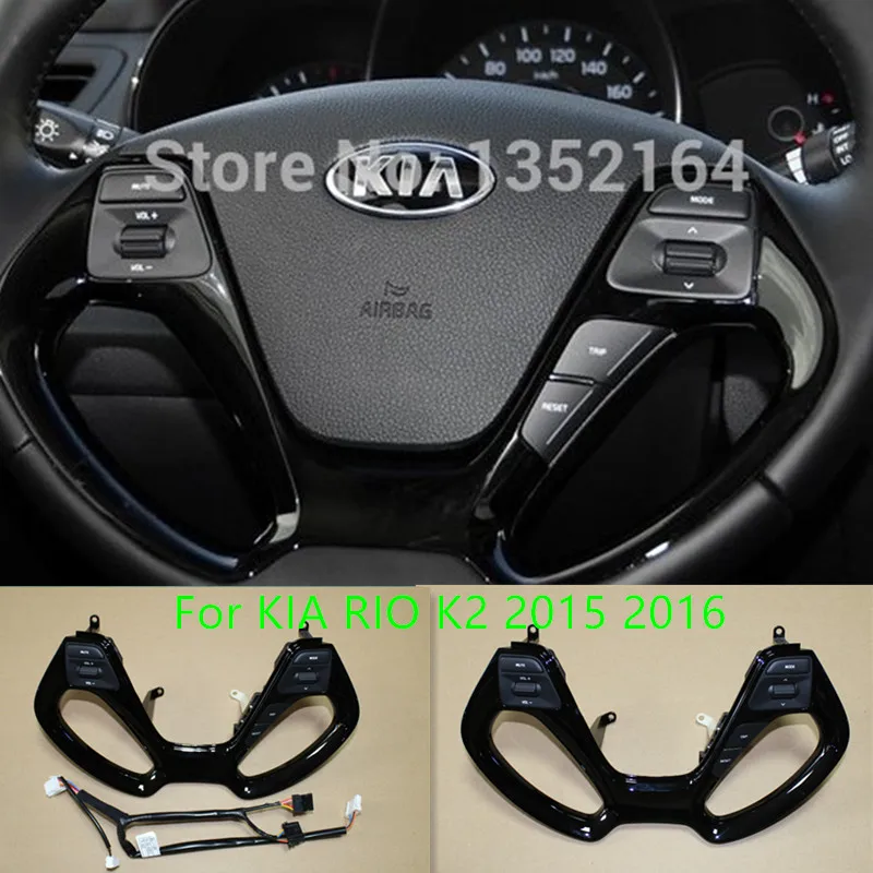 Original multifunctional steering wheel control button for KIA RIO K2 2015 2016 , Audio and channel control button
Original multifunctional steering wheel control button for KIA RIO K2 2015 2016 , Audio and channel control button