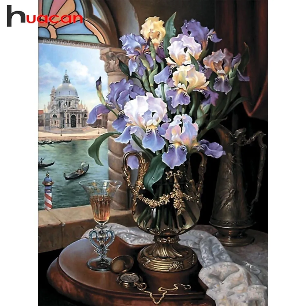 Huacan DIY 5D Diamond Painting Flowers Picture With Rhinestones Mosaic Full Square Craft Diamond Embroidery Vase Decoration
Huacan DIY 5D Diamond Painting Flowers Picture With Rhinestones Mosaic Full Square Craft Diamond Embroidery Vase Decoration