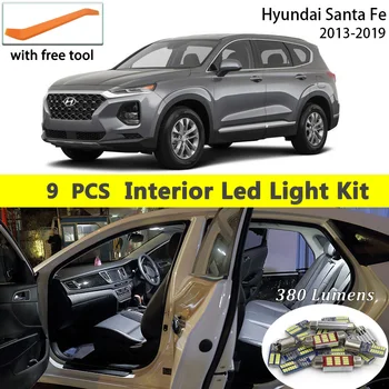 9Pcs White Canbus led Car interior lights Package Kit for Hyundai Santa Fe 2013 - 2016 2017 2018 2019 led interior Dome lights
9Pcs White Canbus led Car interior lights Package Kit for Hyundai Santa Fe 2013 - 2016 2017 2018 2019 led interior Dome lights