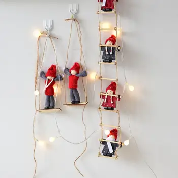 Christmas Tree Decoration Pendant Window Decoration Swing Climbing Rope Shaped Doll Add The Atmosphere Of The Festival
Christmas Tree Decoration Pendant Window Decoration Swing Climbing Rope Shaped Doll Add The Atmosphere Of The Festival