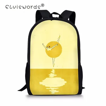 ELVISWORDS Yellow Aesthetics Backpack For Boys School Students Satchel Kids Back packs SchoolBag For Girls Female Mochila
ELVISWORDS Yellow Aesthetics Backpack For Boys School Students Satchel Kids Back packs SchoolBag For Girls Female Mochila