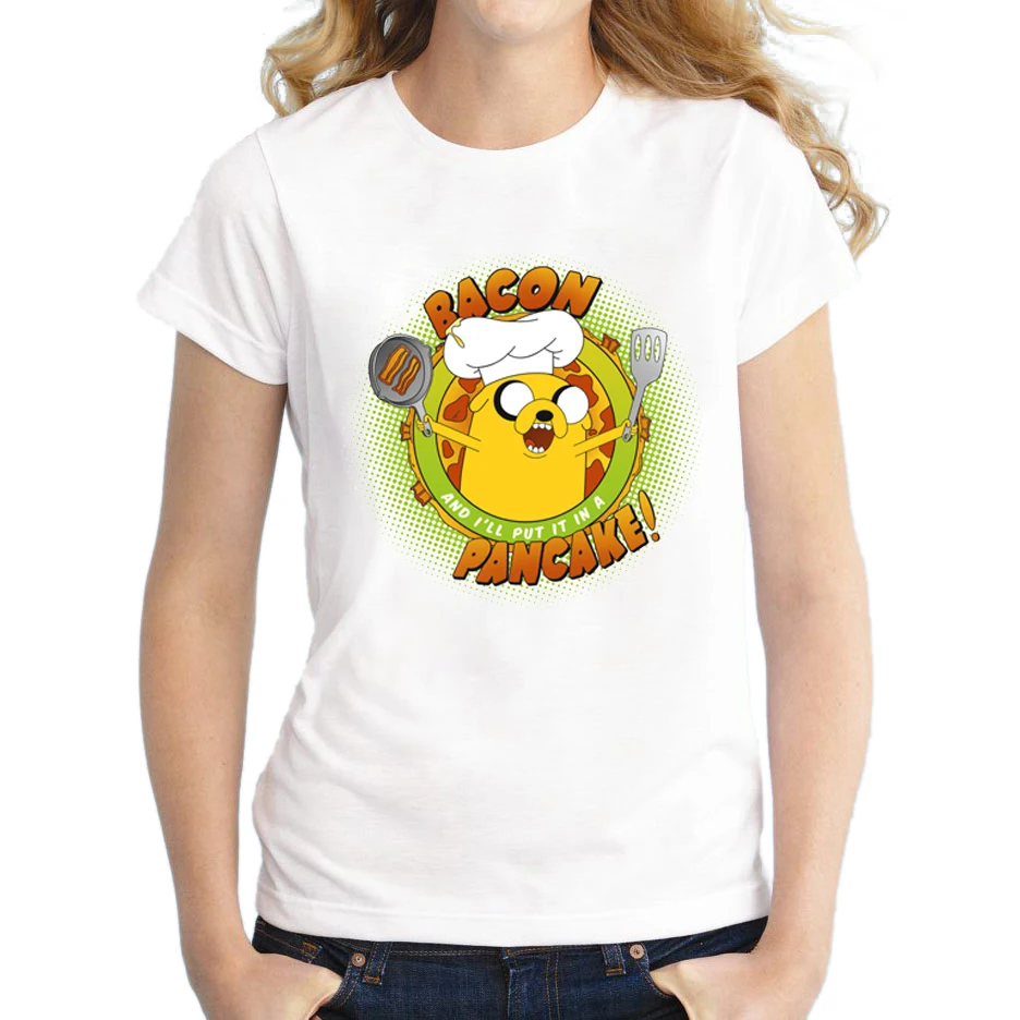 2018 Newest Short Sleeve Women T-shirt Fashion Bacon Pancake Song Design lady Tops Cute Cartoon Printed Noverlty Tee
2018 Newest Short Sleeve Women T-shirt Fashion Bacon Pancake Song Design lady Tops Cute Cartoon Printed Noverlty Tee