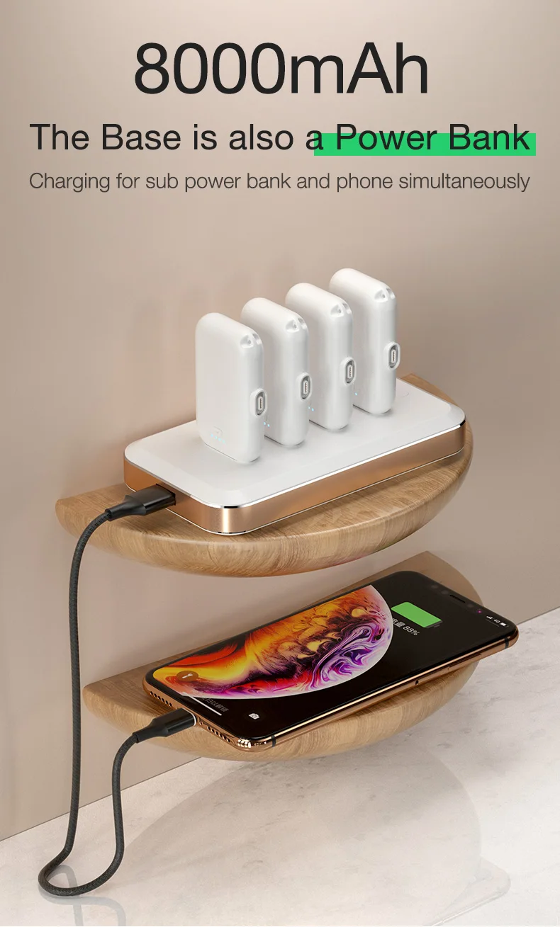 Magnetic Wireless Power Bank Portable Charger External Battery (10)