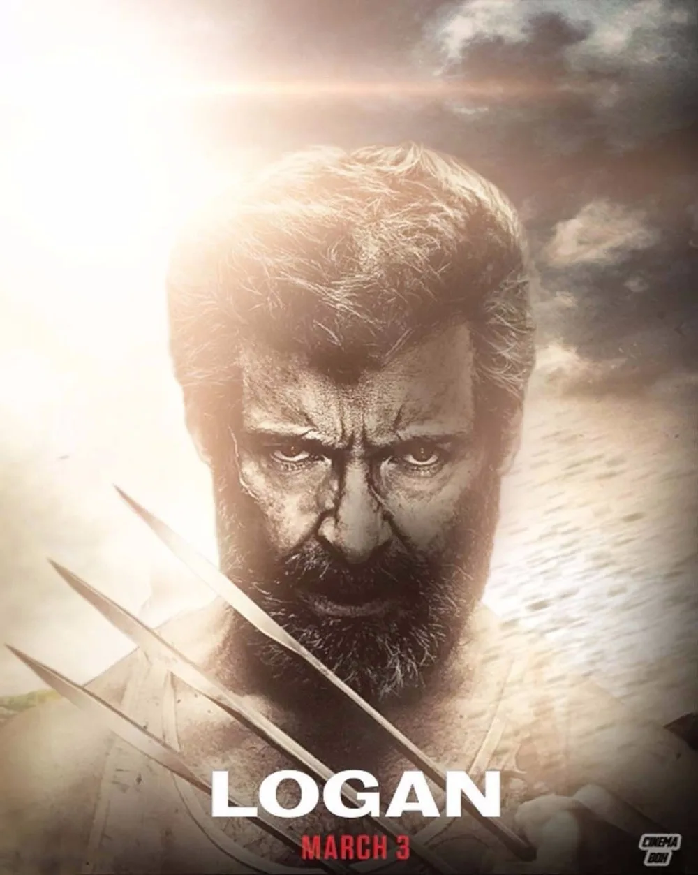 Home Decor Logan Hugh Jackman Movie 1017 3-Silk Art Poster Wall Sicker Decoration Gift