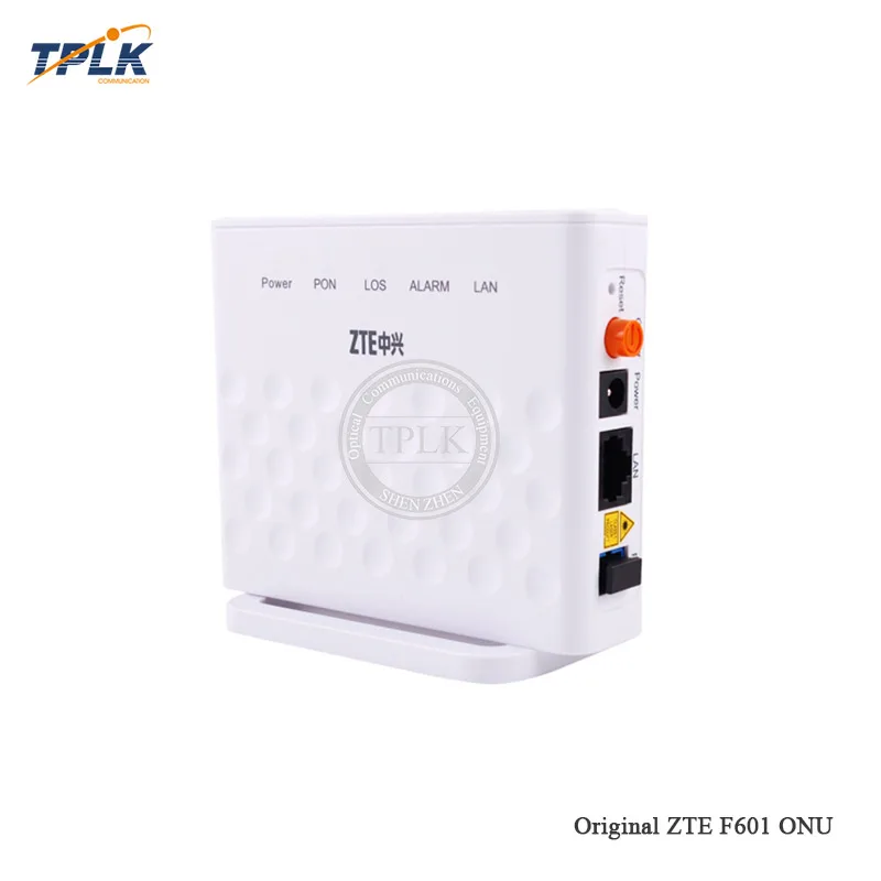 Original ZXHN ZTE F601 GPON ONU/ONT With 1GE port FTTH FTTO Fiber Optical termical Modem SFU Router Mode English interface
Original ZXHN ZTE F601 GPON ONU/ONT With 1GE port FTTH FTTO Fiber Optical termical Modem SFU Router Mode English interface