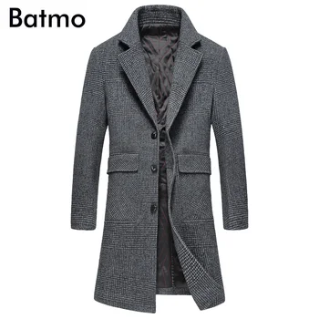 BATMO 2018 new arrival winter high quality wool plaid smart casual thicked trench coat men,men's long jackets ,plus-size 99820
BATMO 2018 new arrival winter high quality wool plaid smart casual thicked trench coat men,men's long jackets ,plus-size 99820
