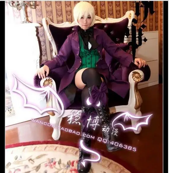 Черный бультер Kuroshitsuji Alois Trancy косплей носки для костюмов подарок
Черный бультер Kuroshitsuji Alois Trancy косплей носки для костюмов подарок