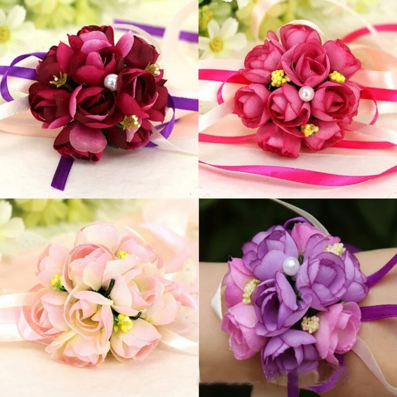 NEW Beautiful Cute Style Wrist Corsage Bracelet Bridesmaid Sisters Hand Flowers Wedding Party Decor Bridal Prom
NEW Beautiful Cute Style Wrist Corsage Bracelet Bridesmaid Sisters Hand Flowers Wedding Party Decor Bridal Prom