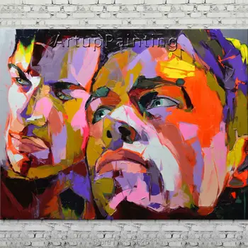 Palette knife portrait Face Oil painting Character figure canva Hand painted Francoise Nielly wall Art picture 12-37
Palette knife portrait Face Oil painting Character figure canva Hand painted Francoise Nielly wall Art picture 12-37