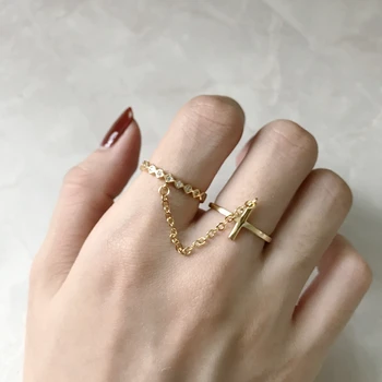 S925 Chain Linked Double Ring Filigree Knuckle Slave Cross With Micro Pave CZ Zircon Two Finger Ring Gift for Her Adjust Ring
S925 Chain Linked Double Ring Filigree Knuckle Slave Cross With Micro Pave CZ Zircon Two Finger Ring Gift for Her Adjust Ring