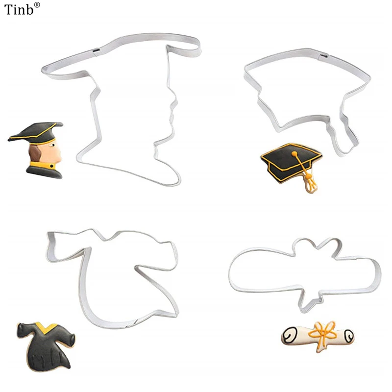 Hot Stainless Steel Graduation Hat Biscuit Cutters Cookie Cutter Set Fondant Cake Mould Kitchen Sugarcraft Baking Pastry Tools
Hot Stainless Steel Graduation Hat Biscuit Cutters Cookie Cutter Set Fondant Cake Mould Kitchen Sugarcraft Baking Pastry Tools