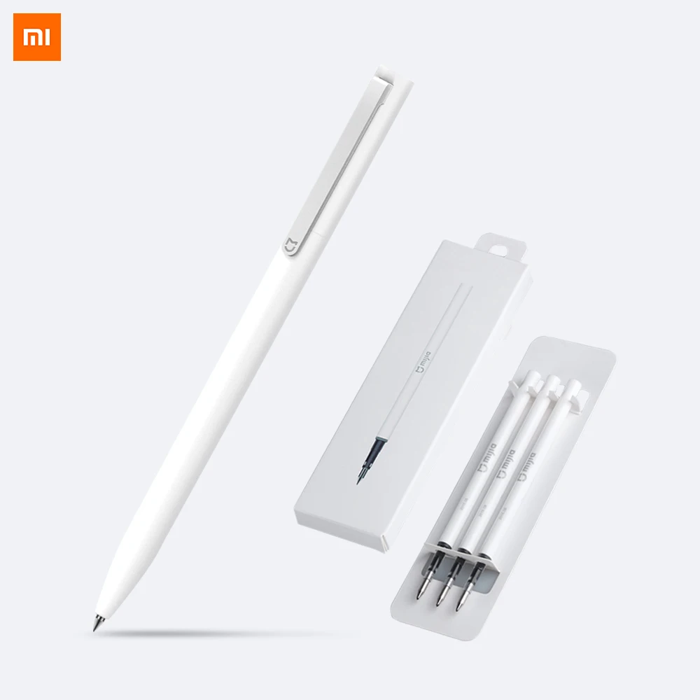Xiaomi Mijia Pen with 0.5mm Swiss Refill 143mm Rolling Roller Ball Sign Pen Mi Signing Ballpoint Pen Signature Pen Office Study
Xiaomi Mijia Pen with 0.5mm Swiss Refill 143mm Rolling Roller Ball Sign Pen Mi Signing Ballpoint Pen Signature Pen Office Study