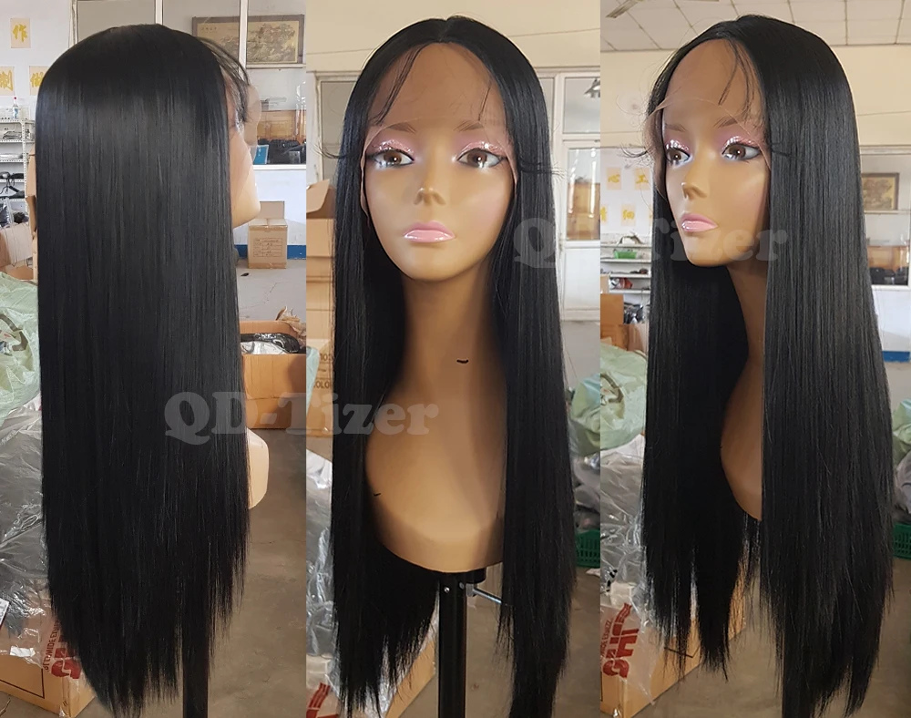 synthetic lace front wig2