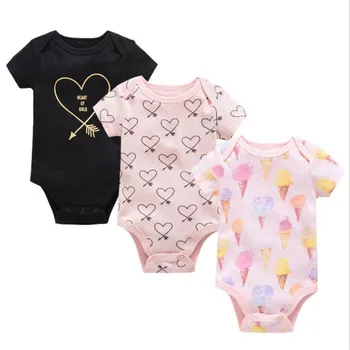Kavkas 3Pcs Baby Rompers Summer Baby Girl Clothes 2019 Newborn Baby Clothes Cotton Baby Boy Clothing Sets Roupas Infant Jumpsuit
Kavkas 3Pcs Baby Rompers Summer Baby Girl Clothes 2019 Newborn Baby Clothes Cotton Baby Boy Clothing Sets Roupas Infant Jumpsuit