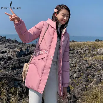 PinkyIsBlack Women's Jacket Winter 2019 New Long Cotton Parkas Hooded Winter Coat Women Slim Ladies Casual Clothing Hot Sale
PinkyIsBlack Women's Jacket Winter 2019 New Long Cotton Parkas Hooded Winter Coat Women Slim Ladies Casual Clothing Hot Sale
