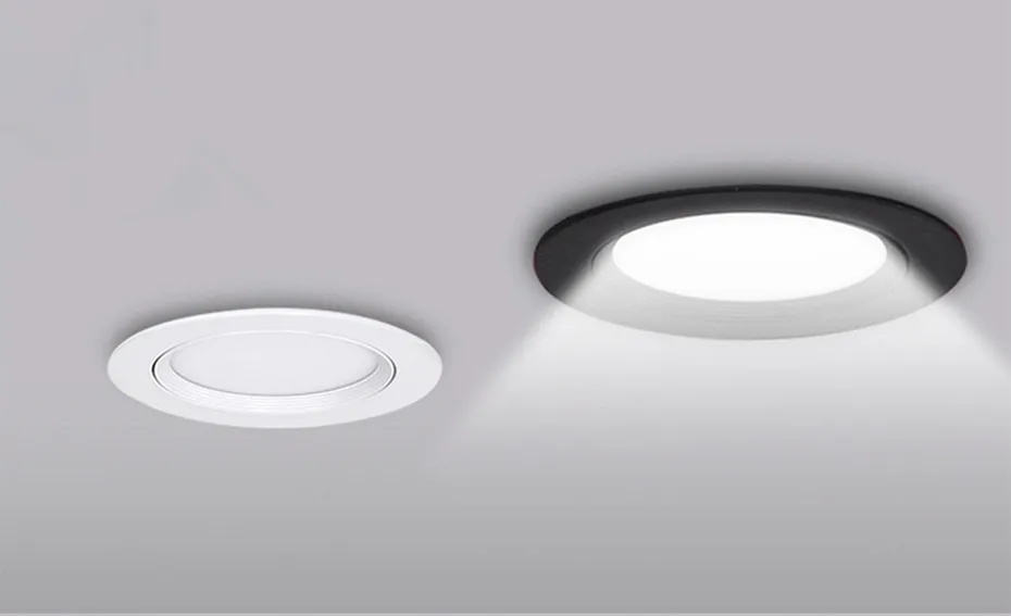 Adjustable LED Downlight Dimmable Ceiling lamp 5W 9W 12W Warm White/Natural White/Cold White Recessed LED Lamp Spot Light