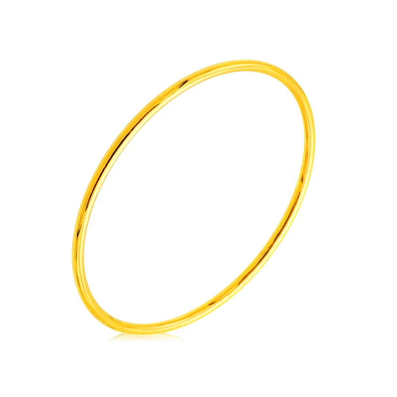 Новое поступление кольцо с 24-каратным желтым золотом 999 Золотое для маленьких