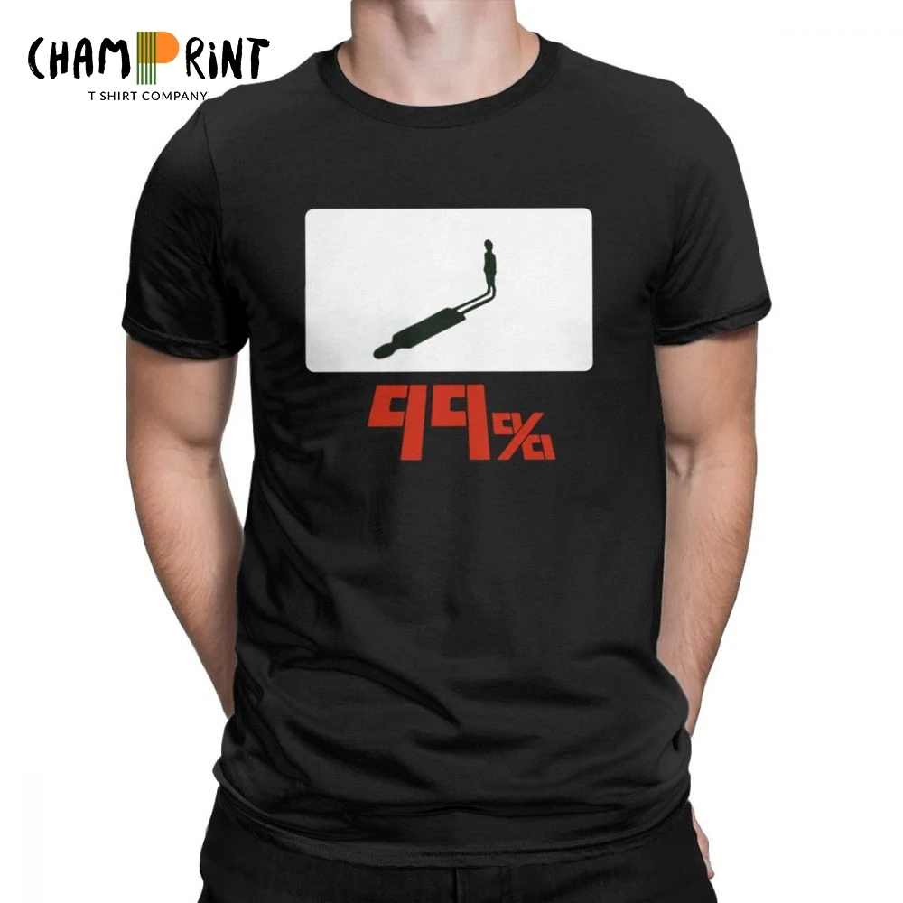 Mob Psycho 100 99% Men T Shirt Vintage Tee Shirt Short Sleeve Round Neck T-Shirts Pure Cotton Big Size Tops
Mob Psycho 100 99% Men T Shirt Vintage Tee Shirt Short Sleeve Round Neck T-Shirts Pure Cotton Big Size Tops