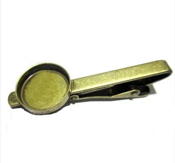 Antique Bronze tone Tie Clip Pin Clasps Men's Tie Bar Round Deep Wall Bezel Cameo Bases Blanks Findings DIY Clothes Accessories
Antique Bronze tone Tie Clip Pin Clasps Men's Tie Bar Round Deep Wall Bezel Cameo Bases Blanks Findings DIY Clothes Accessories