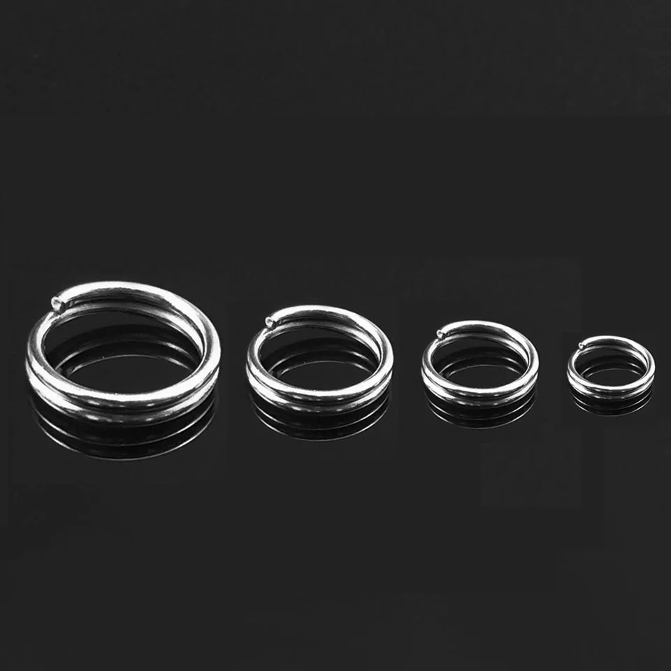 100Pcs/Bag Useful Solid Stainless Steel Fishing Snap Split Ring Fishing Gear Accessories Lure Tackle Connector Fishing Lure
100Pcs/Bag Useful Solid Stainless Steel Fishing Snap Split Ring Fishing Gear Accessories Lure Tackle Connector Fishing Lure
