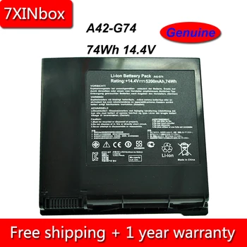 7XINbox 74Wh 5200mAh 14.4V Genuine A42-G74 Laptop Battery For Asus G74 G74S G74J G74JH G74SW G74SX G74JH LC42SD128 ICR18650-26F
7XINbox 74Wh 5200mAh 14.4V Genuine A42-G74 Laptop Battery For Asus G74 G74S G74J G74JH G74SW G74SX G74JH LC42SD128 ICR18650-26F
